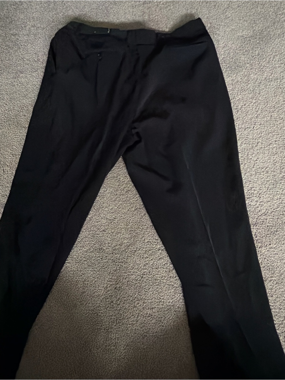 Men's Tailored Black Dress Pants